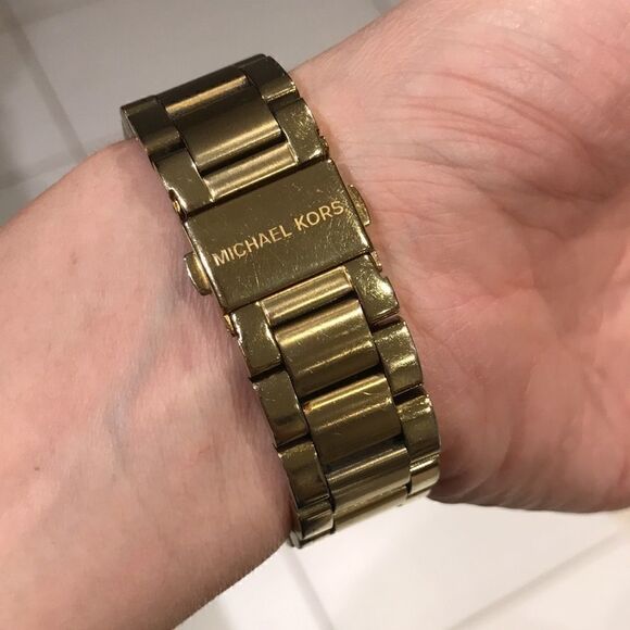 MICHAEL KORS Golden Blair Glitz Watch - Picture 6 of 8
